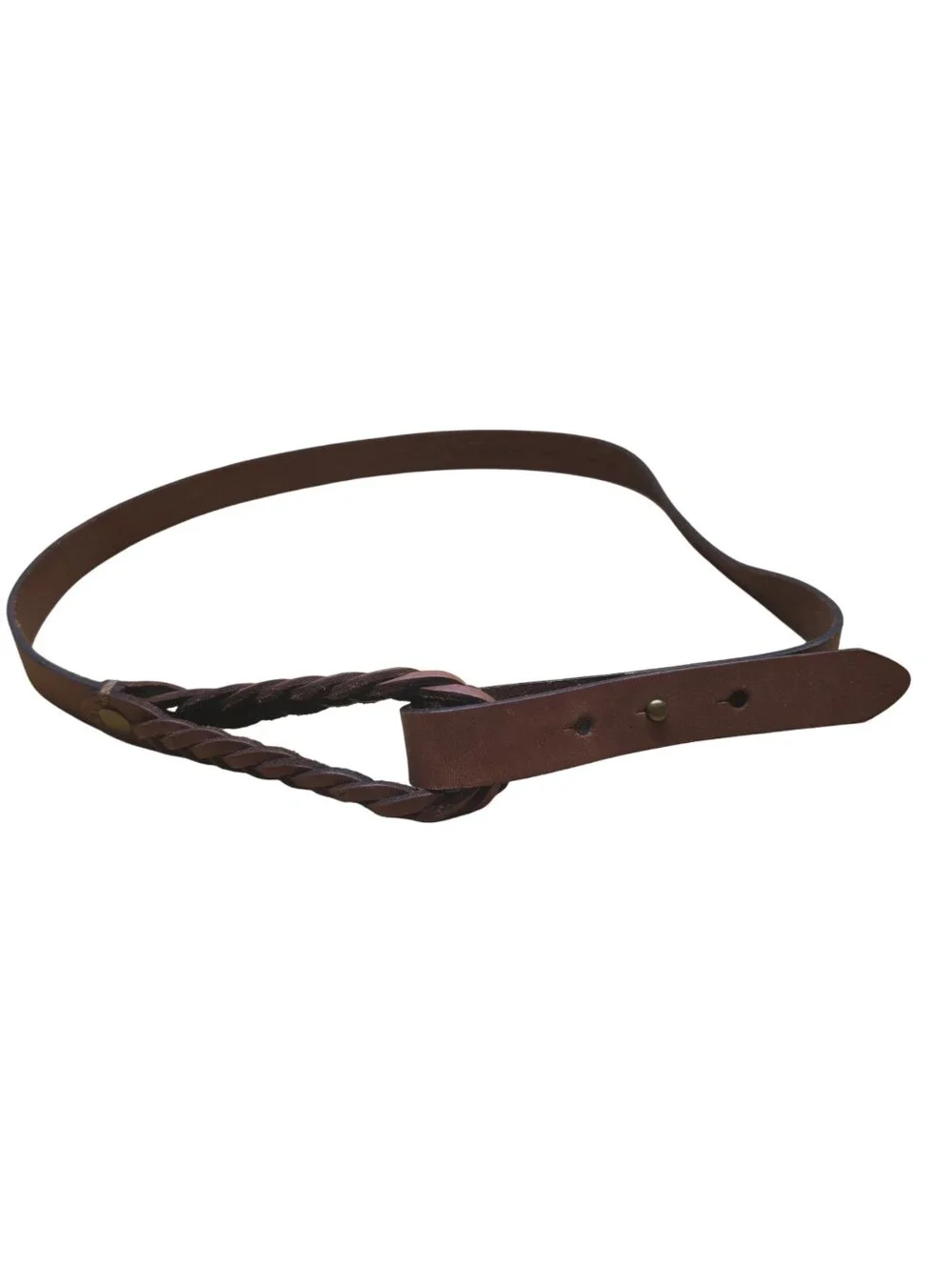Chicos Brown Leather Belt 1